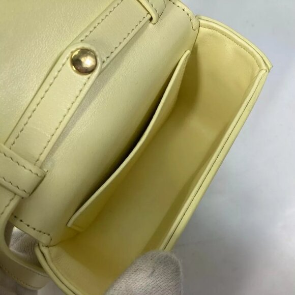 CELINE 10I513DPV.11OY Shiny calfskin mini triomphe Micro Pochette Shoulder Bag - Picture 5 of 14